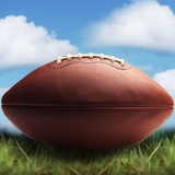 Football in Grass Photographic Print by James Noble