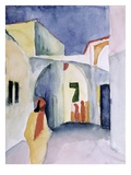 A Glance Down an Alley Giclée-tryk af August Macke A Glance Down an Alley Giclée-tryk af August Macke