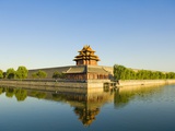Corner Tower and Moat Photographic Print by Xiaoyang Liu