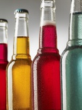 Four Cool Bottles of Alcopops Photographic Print by Steve Lupton