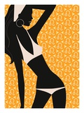 Woman Wearing Bikini Giclee Print