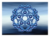 Buckyball also known as Fullerene or Buckminsterfullerene Impressão giclée por Matthias Kulka Buckyball also known as Fullerene or Buckminsterfullerene Impressão giclée por Matthias Kulka