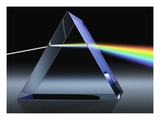 Light Beam Through Glass Prism Giclee Print by Matthias Kulka