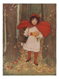 Little Red Riding Hood Giclee Print by M.L. Kirk