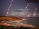 Thunderstorm Over Mdumbi Estuary Photographic Print by Jonathan Hicks