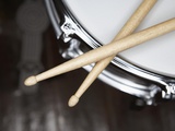 Snare Drum and Drumsticks Photographic Print by Roy McMahon