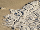 Cracked Rock Formation in Desert Photographic Print by Kennan Ward