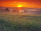 Farmland at Sunrise Fotografie-Druck von Frank Krahmer