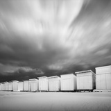 Cabanas on Beach Photographie par David Burdeny