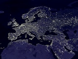 Europe at Night Photographic Print