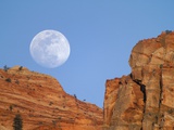 Moonrise at Zion National Park Photographic Print by Scott Smith