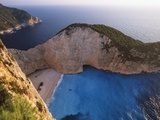 Shipwreck Bay on Zakynthos Photographic Print by Jeremy Horner