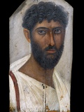 Fayum Portrait of a Bearded Man Photographic Print by S. Vannini