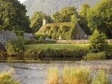 Vine-Covered Stone Cottage Near River Conwy Photographic Print by Richard Klune