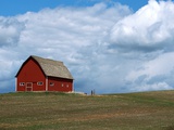 Barn on arable farm Photographic Print