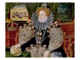 Elizabeth I, the Armada Portrait Giclee Print by George Gower