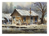 A Wet Day Giclee Print by LaVere Hutchings