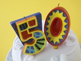 50 Birthday Cake Decorations Photographic Print