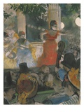 Cafe Concert at Les Ambassadeurs Giclee Print by Edgar Degas