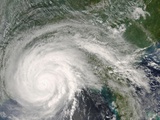 Hurricane Gustav Making Landfall on Louisiana Coastline Photographic Print