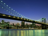 Manhattan Bridge Spanning the East River Photographic Print by Rudy Sulgan