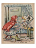 Red Riding Hood Goes Into Her Granny's Cottage Giclee Print