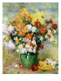 Bouquet of Chrysanthemums Giclee Print by Pierre-Auguste Renoir