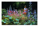 Garden Girl Giclee Print by Pat Fridell