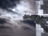Gargoyle on Building at Night Fotografisk trykk av Roger Brooks Gargoyle on Building at Night Fotografisk trykk av Roger Brooks