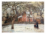 Chestnut Trees at Louveciennes Giclee Print by Camille Pissarro
