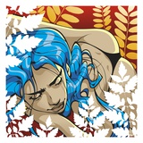 Anime Girl Reproduction procédé giclée par Tristan Eaton