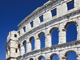 Roman Amphitheater in Pula Photographic Print by William Manning