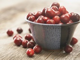 Bowl of cranberries Photographic Print by Fancy 