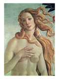 Sandro Botticelli - Detail of Birth of Venus Digitálně vytištěná reprodukce