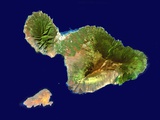 Maui and Kahoolawe Photographic Print