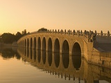 Seventeen Arch Bridge on Kunming Lake in Beijing Photographic Print by Xiaoyang Liu