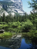 Mount Watkins and Mirror Lake Photographic Print