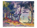 A Pine Grove Giclee-trykk av Henri-Edmond Cross A Pine Grove Giclee-trykk av Henri-Edmond Cross