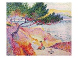 La Plage de Saint-Clair Giclee Print by Henri Edmond Cross