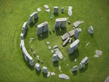 Aerial View of Stonehenge Lámina fotográfica por Jason Hawkes Aerial View of Stonehenge Lámina fotográfica por Jason Hawkes