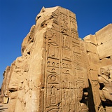 Hieroglyphics at Temple of Karnak Photographic Print by So Hing-Keung