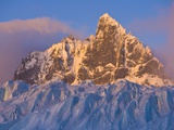 Mount Sabatier and Graae Glacier on South Georgia Island Photographic Print by John and Yva Eastcott And Momatiuk