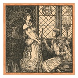 The Knight Giclee Print by Henry Pitz