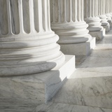 Columns at Supreme Court Building Photographic Print by Ron Chapple