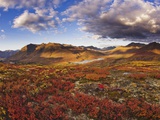Mountains in fall colors Photographic Print by Jami Tarris