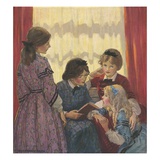Illustration of a Scene from Little Women Giclée-Druck von Jessie Willcox Smith