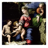 Detail of Holy Family of the Oak Tree Reproduction procédé giclée par Raphael 