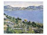 L'Estaque, View of the Bay of Marseilles Giclée-Druck von Paul Cezanne