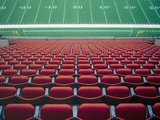 Empty seats in stadium Fotografisk trykk av Scott Barrow