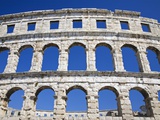 Roman Amphitheater in Pula Photographic Print by William Manning